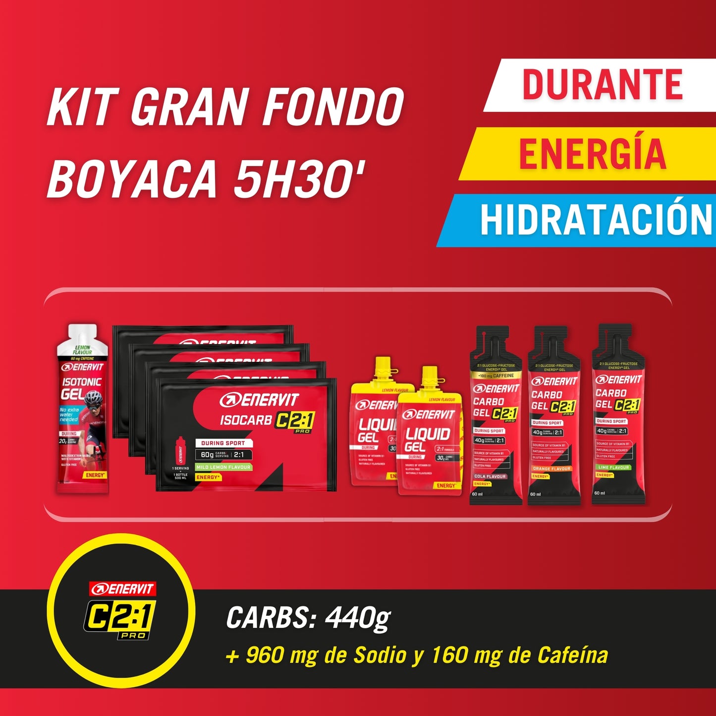 KIT GRAN FONDO BOYACA - 5h30'