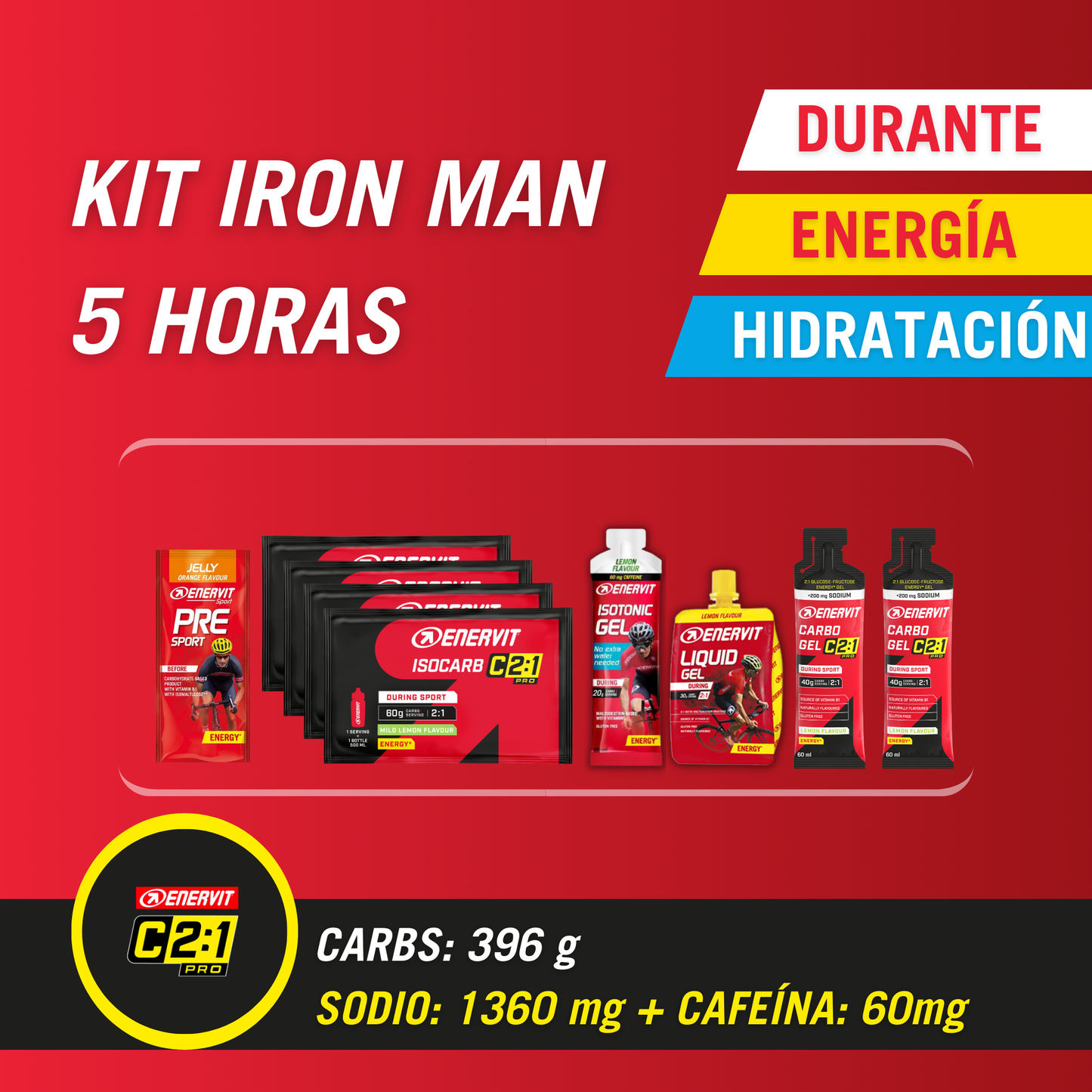 KIT IRONMAN 70.3 - 5 HORAS