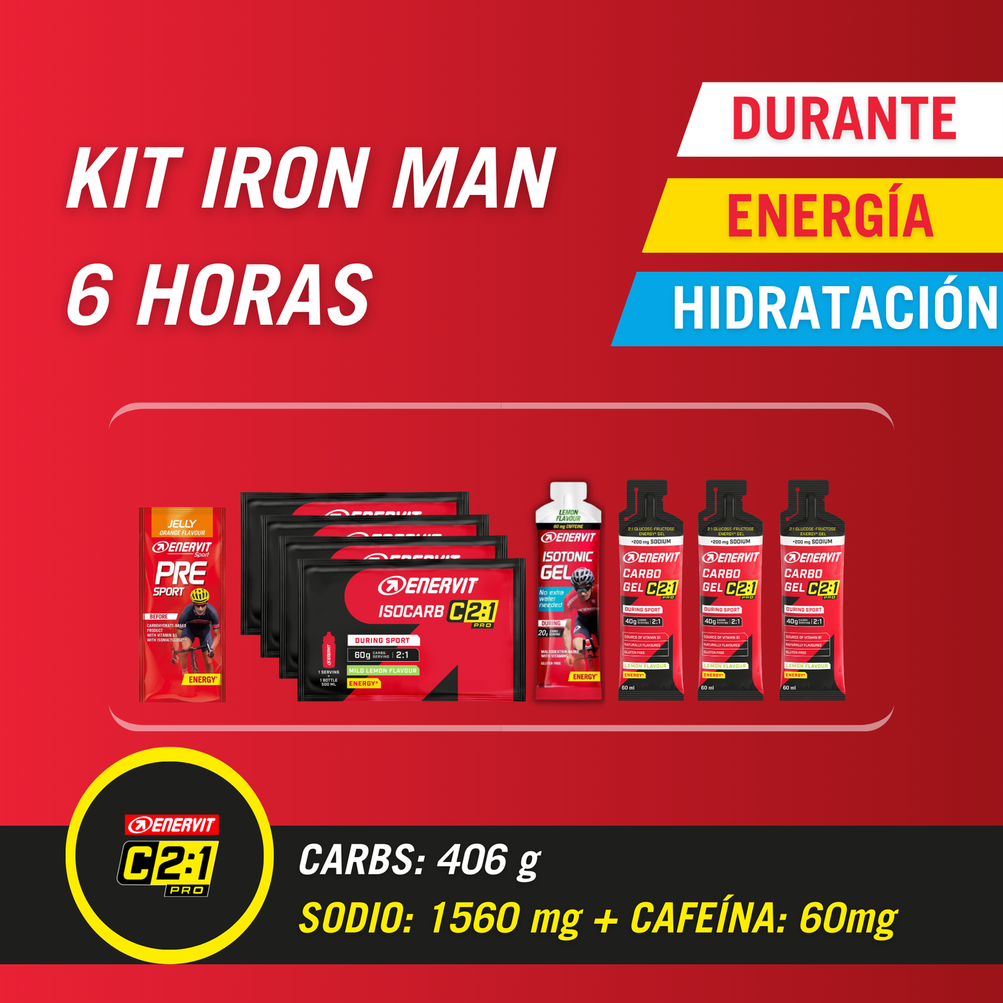 KIT IRONMAN 70.3 - 6 HORAS