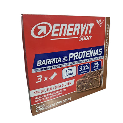 Barra alta en proteína - Chocolate con leche CAJA x 3