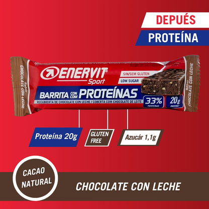 Barra alta en proteína - Chocolate con leche