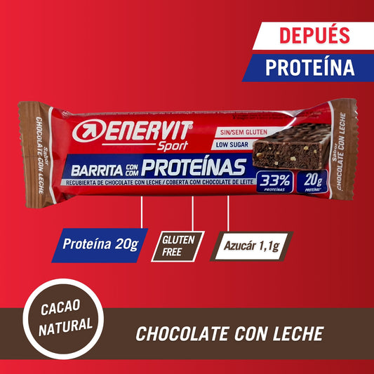 Barra alta en proteína - Chocolate con leche