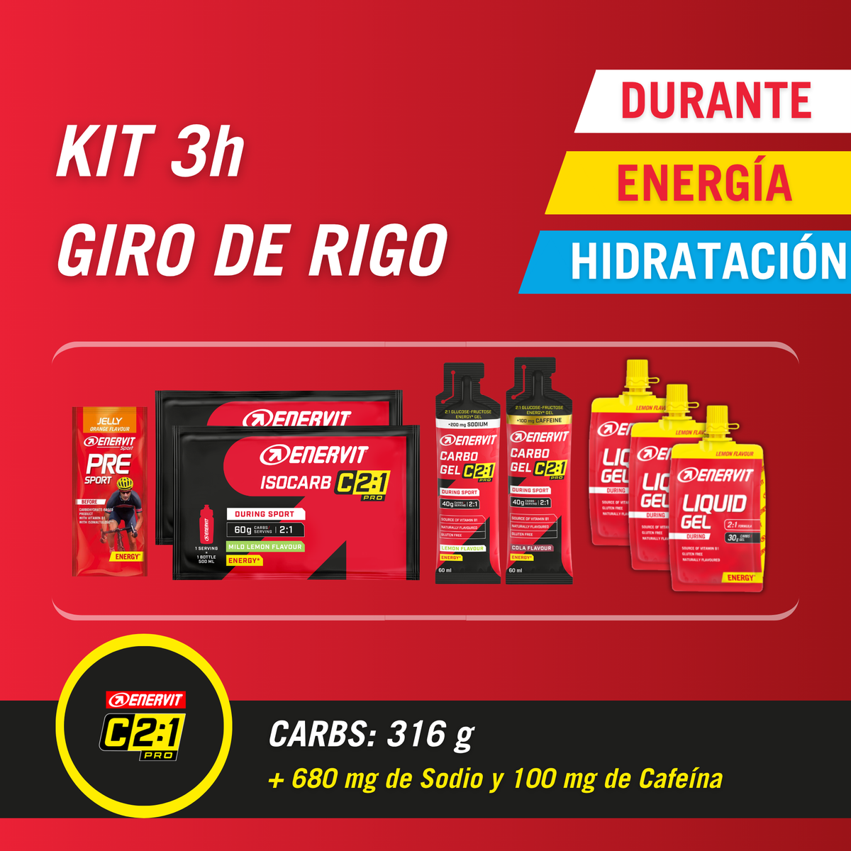 KIT GIRO DE RIGO 3h - RETO CAÑA